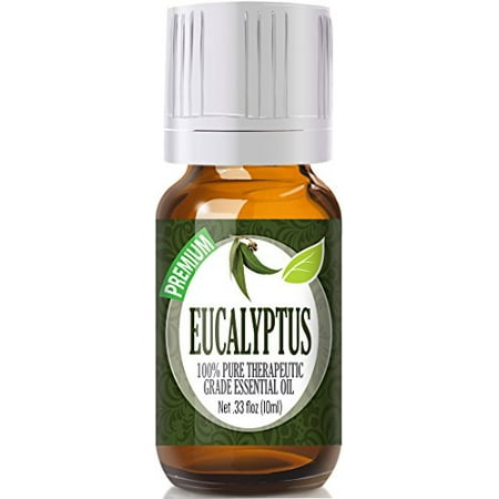Healing Solutions - Eucalyptus Oil (10ml) 100% Pure, Best Therapeutic Grade Essential Oil - 10ml