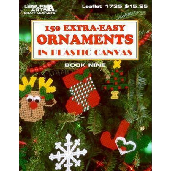 Pre-Owned 150 Extra-Easy Ornaments in Plastic Canvas (Plastic Canvas Library Series) (Paperback) 1574860445 9781574860443