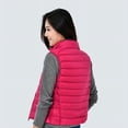 thumbnail image 3 of Chaleco de plumón para mujer de otoño e invierno Chaleco corto de plumón ligero con cuello vertical para mujer, 3 of 5