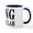 White/Navy Inside, variant on CafePress - King Of The Lab Mug - 11 oz Ceramic Mug - Novelty Coffee Tea Cup
