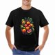 thumbnail image 2 of Fruit Pattern T-shirt Grapefruit Lemon T-shirt Illustration Art Aesthetics T-shirt, 2 of 5