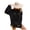 Black, variant on Beach Cover Up for Women Boat Neck Crochet Sheer Kaftan Beach Dress Swimwear Swimsuit Cover Up Casual Loose Bathing Suit Coverup Alsol Lamesa