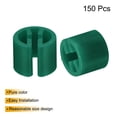 thumbnail image 3 of Marcadores de ropa Uxcell de 150 piezas, etiquetas en blanco, adecuadas para varillas de 3.5 mm, etiqueta de color para perchas de ropa, verde oscuro, 3 of 6