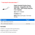 thumbnail image 2 of Engine Camshaft Position Sensor Connector - Compatible with 1996 - 2001, 2003 - 2005 Pontiac Grand Am 2.4L 4-Cylinder 1997 1998 1999 2000 2004, 2 of 2