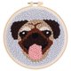 thumbnail image 1 of Kit de bordado con aguja mágica para manualidades, bordado de perros, decoración del hogar, con herramientas básicas. Incluye aguja mágica con forma de animal para principiantes en bordado B, 1 of 9