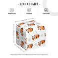 thumbnail image 4 of Fotbe Cute Little Pirate Red Panda Porta Pañuelos Decorativo de Cuero, Caja Cuadrada Moderna para Pañuelos Faciales, Organizador y Dispensador 5x5x5'', 4 of 7