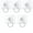 5pcs, variant on strong adhesive swivel hooks suitable for kitchen, ceiling, bathroom, home and office hanging keys coats towels