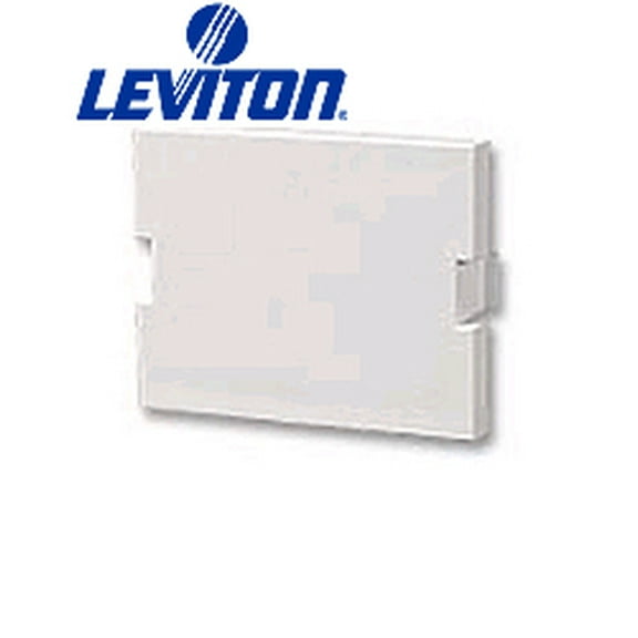 Leviton 41294-2BE Blank Module MOS Insert - Black