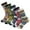 /c22Multicolor181, variant on Huowey Womens 5 Pairs Crew Socks Thick Casual Socks Geometric Pattern Stretchy Fall Winter Warm Soft Daily Wear Socks,Multicolor