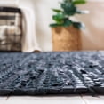 thumbnail image 4 of SAFAVIEH Vintage Leather Alexander Striped Area Rug, Black/Ivory, 8' x 10', 4 of 8