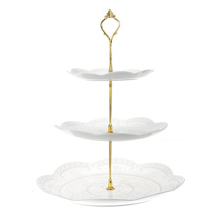 3 Tier Cupcake Tower Stand Cake Stand Cupcake Holder Dessert Stand Tea Party Pastry Serving Platter Food Display Stand White Plastic Walmart Canada
