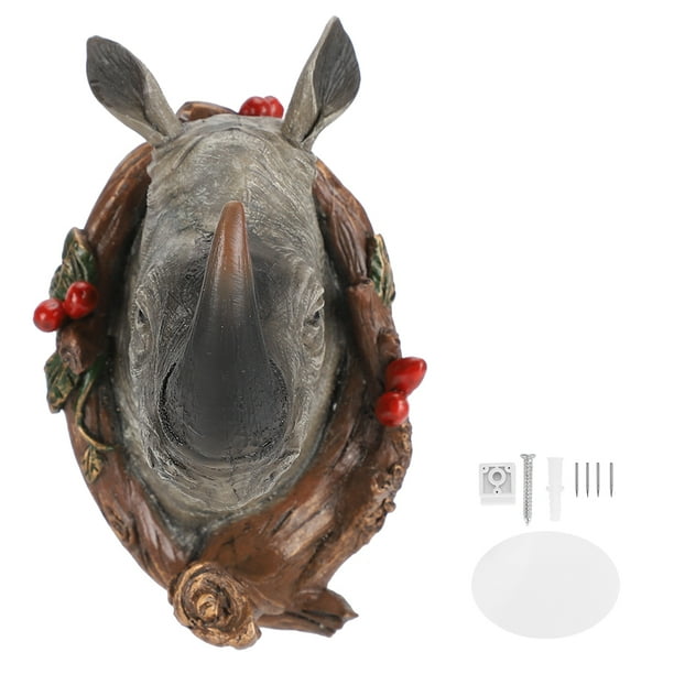 Gancho vintage NikouMX colgador de pared forma de cabeza de animal