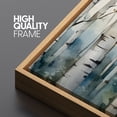 thumbnail image 5 of Large Framed Canvas Print Stumps of Birch Forest Wall Art Decorative Ready to Hang Painting for Living room Bedroom - 60"x30" Natural Frame, 5 of 7