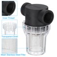 thumbnail image 4 of Uxcell G13/16" Water Pump Strainer Filter, Pipe Water Pump Strainer with 40 Mesh Filter Screen, 4 of 6
