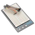 thumbnail image 2 of M Buder Placa De Pruebas Breadboard Sin Soldadura 1660 Puntos De Contacto Para Experimentos De Circuitos Electrónicos Y Prototipos De Placa Base De Aluminio 21.5 cm, 2 of 9