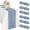 Dusty Blue, variant on 6 Pack Sage Green Cheesecloth Table Runners 35 x 120 Inch (10FT) – Boho Rustic Gauze Table Decor, Semi-Sheer Fabric Runner for Wedding, Baby Shower, Birthday Party & Event Decorations