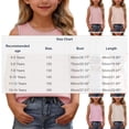 thumbnail image 3 of hengsof Girls Tank Tops Fashion Striped Print Sleeveless Shirts Basic Crew Neck Tees Summer Casual Top for Kids, 3 of 8
