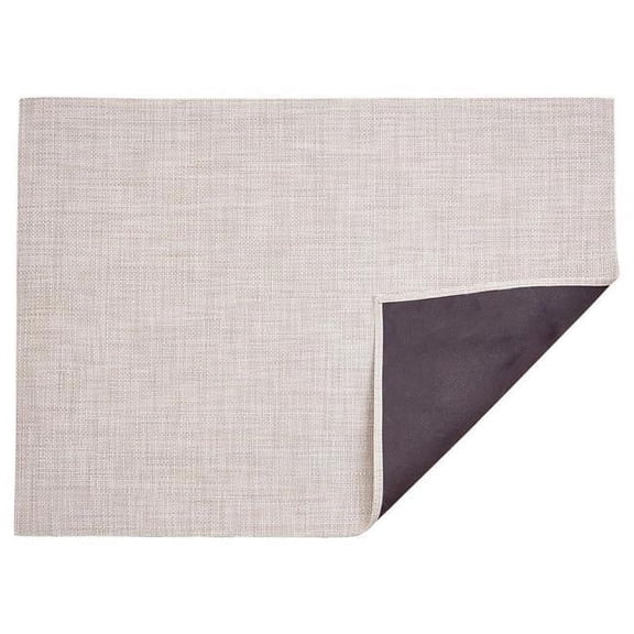 Chilewich 6065491 36 x 23 in. Basketweave Woven Fiber Floor Mat, Natural