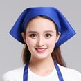 thumbnail image 2 of Waiter Men And Women Kitchen Work Turban Hat Kitchen Supplies, 2 of 3