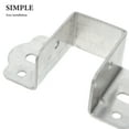 thumbnail image 5 of Phenofice 4pcs U Shape Bed Rail Hooks Stainless Steel for Easy Installation, 5 of 5