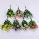 thumbnail image 5 of Flores artificiales Meiiso para exteriores (liquidación), margaritas artificiales de seda, ramo conmemorativo de plástico sintético para colgar en la ventana, jardinera, decoración de centros de mesa, 5 of 8