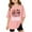 Pink, variant on XUELUO Toddler Girls Tops & T-Shirts Summer Cartoon Print Round Neck Drop Shoulder Short Sleeve Loose T Shirts Sportwear,Pink,3-4 Years