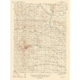thumbnail image 3 of USGS 19x24 Black Modern Framed Museum Art Print Titled - Fort Hill Wyoming Quad - USGS 1947, 3 of 5