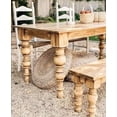 thumbnail image 5 of Modern Farmhouse Dining Table Legs - Handmade in USA - Unfinished - DIY Furniture - Turned Wooden Legs - Set of 4 - Dimensions: 5" x 29"$$Tools & Hardware Other, 5 of 9