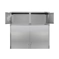 thumbnail image 3 of Seville Classics UltraHD® Stacking Top Steel Body Lockable Storage Cabinet Organizer Shelving Unit, 60" W x 24" D x 18.5" H, Granite, 3 of 5