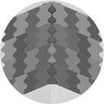 thumbnail image 1 of Ahgly Company Machine Washable Indoor Round Transitional Gray Cloud Gray Area Rugs, 6' Round, 1 of 7