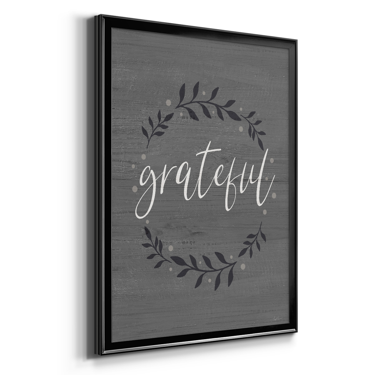 Grateful Wreath Premium Classic Framed Print - Ready to Hang