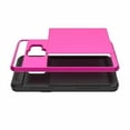 thumbnail image 2 of For Samsung S9 Plus Case, SOATUTO S9 Plus Wallet Card Holder Defender Bumper Soft Rubber Hard PC Back Hybrid Shockproof Slide Cover Flexible Protective with Card Slots for Samsung S9 Plus - Rose Pink, 2 of 5