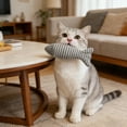 thumbnail image 4 of Interactive Cat Toys Knitted Fish Shaped Plush Toy with Chevron Pattern Soft Stuffed Animal Pillow for Home Decor or Playroom Use Touch Activated Toy Interactive Kitten Exercise Toy Cat Kicker Toys, 4 of 4