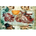 thumbnail image 1 of Michelangelo "Creation of the Sun and Moon" (16th) Glossy Poster, 1 of 2