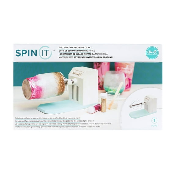 We R Memory Keepers Multicolor Spin It-Motorized Rotary Drying Tool