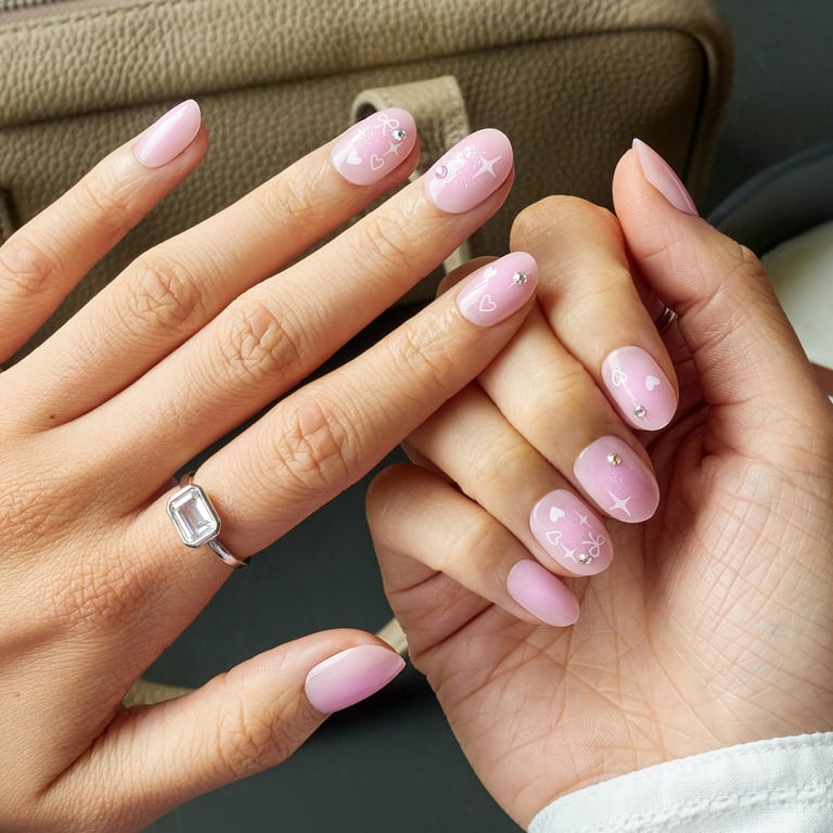 KISS CORE Valentine's Day Press on Nails, Love Ever After, Purple