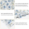 thumbnail image 5 of FORMRS Womens Scarf Winter Soft Long Big Warm Shawls Wrap Tassel Scarves, Forget Me Not, 5 of 9