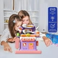 thumbnail image 4 of Vacemry Jouets de Maison de Jeu à Moins de 5 $, Ensemble de Jeu de Simulation pour Enfants, Outils de Coiffure de Hamburger Dessert de Cuisine Simulée avec Détails Réalistes, Jeu de Rôle Interactif pour Apprentissage Précoce et Imagination Créative, 4 of 6