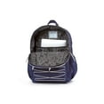 thumbnail image 4 of Justice™ Brand Girls Nylon Multi Compartment 17” Backpack With Glitter Logo And Zipper Pulls, 4 of 4