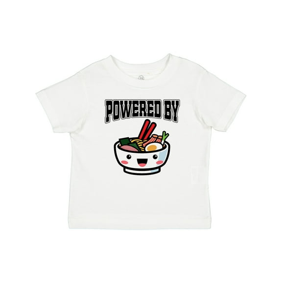 Inktastic Powered by Ramen Cute Noodles Boys or Girls Baby T-Shirt