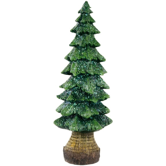 Northlight Glittered Pine Tree Christmas Decoration - 9.5"