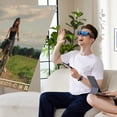thumbnail image 2 of 150'' HD Display AR Smart Glasses, Built-in Tracking, Portable Immersive VR Headset, Compatible with Phones Tablets Laptops for Movies Gaming Travel Presentations, 2 of 9