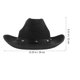 thumbnail image 2 of ELAYARD Sombrero De Fiesta Negro Unisex Con Tachuelas Y Ancha Para Uso Exterior, 2 of 8