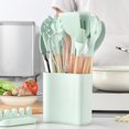 thumbnail image 4 of Yeacher 11PCS Silicone Cooking Utensil Sets Nonstick Heat Resistance Cooking Utensil Set Cooking Tools Whisk Kitchen Tools Set, 4 of 7
