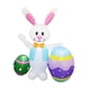 thumbnail image 3 of Modelo inflable de Pascua,Conejito inflable de Pascua con huevo colorido de dibujos animados,Conejo de Pascua inflable grande novedoso,Accesorios decorativos inflables de conejo de, 3 of 9