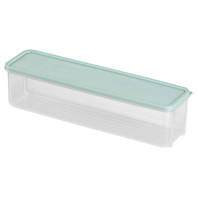 Récipient de Nouilles Transparent Empilable Étanche à l'Humidité avec Couvercle Rectangle de Conservation Frais Boîte Spaghetti Conservation Boîte de Rangement Accessoires de Cuisine