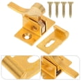 thumbnail image 2 of 1 Set Of Brass Window Latch Retro Security Buckle Cabinet Door Latch Elbow Window Latch Hardware Window Security Latch Part Brass Window Anti-Theft Latch, 2 of 8