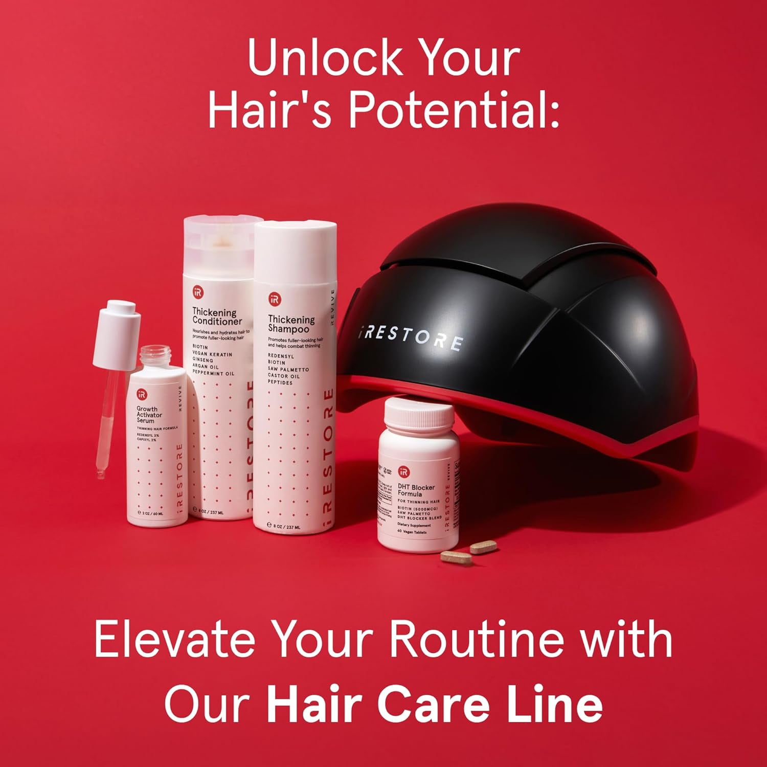 iRestore Laser Hair Growth System FDA Cleared Hair Loss Treatment for Men and Women