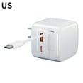 thumbnail image 1 of Chargeur Mural Rétractable, Bloc Chargeur avec Câble Type C Intégré et Double Port pour iPhone, iPad, MacBook, Ordinateur Portable, Samsung, 1 of 6