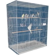 36" X-Large Flight Bird Breeding Breeder Cage With 3/8-inch Bar Spacing for Small Size Parakeet Lovebird Canary Aviary Budgie Finches